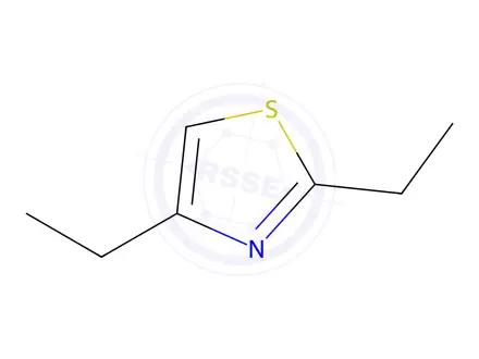Chemical structure of 2,4-Diethylthiazole