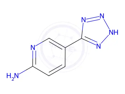 Chemical structure of 2-PyridinaMine, 5-(1H-tetrazol-5-yl)-