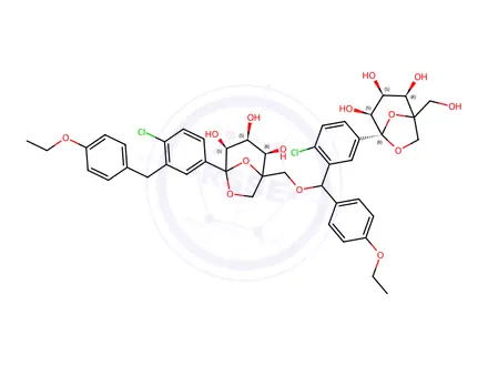 Chemical structure of Ertugliflozin impurity 21
