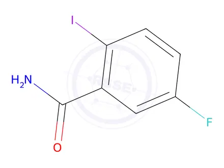 Chemical structure of 5-Fluoro-2-iodobenzamide