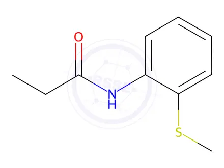 Chemical structure of n-(2-(Methylthio)phenyl)propionamide