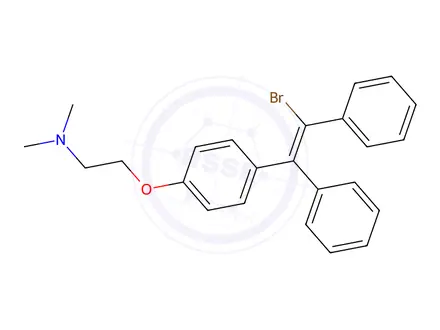 Chemical structure of (E,Z)-1-Bromo-2-[4-[2-(dimethylamino)ethoxy]phenyl]-1,2-diphenylethene
