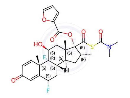 Chemical structure of Fluticasone Propionate Impurity 82