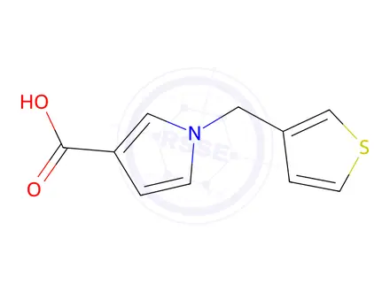 Chemical structure of 1-[(thiophen-3-yl)methyl]-1h-pyrrole-3-carboxylic acid
