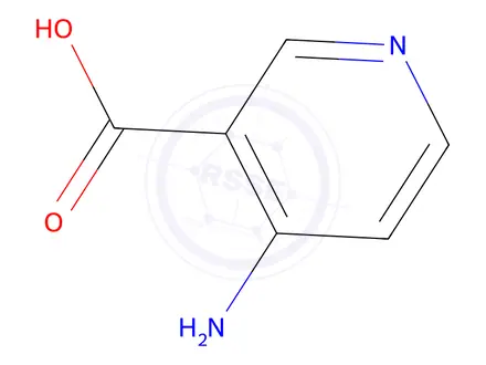 Chemical structure of 4-Aminonicotinic Acid