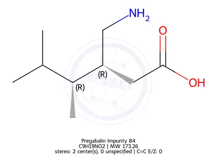 Chemical structure of Pregabalin Impurity 182