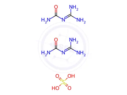 Chemical structure of Metformin Impurity 2 Hemi-Sulfate