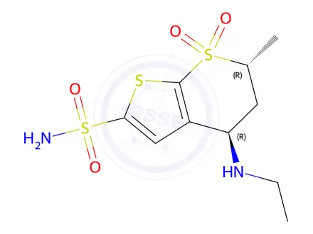 Chemical structure of Dorzolamide EP Impurity A