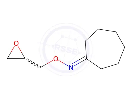 Chemical structure of N-[(Oxiran-2-yl)methoxy]cycloheptanimine