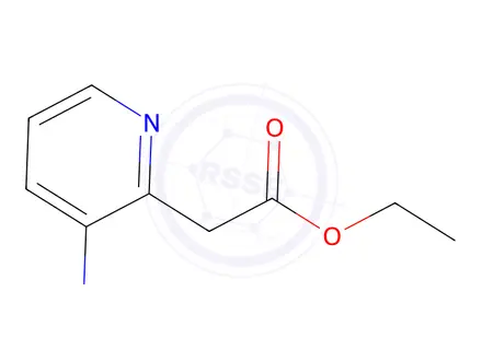 Chemical structure of ETHYL 2-(3-NITROPYRIDIN-2-YL)ACETATE