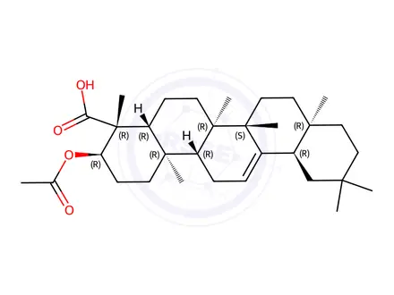 Chemical structure of Boswellic Acid Impurity 3