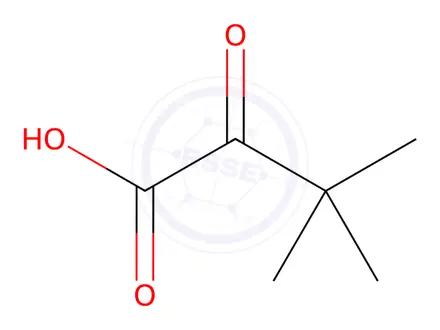 Chemical structure of 3,3-Dimethyl-2-oxobutyric Acid