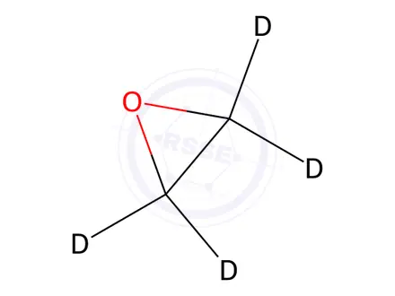 Chemical structure of Ethylene-D4 oxide