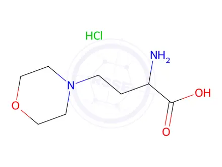 Chemical structure of 2-Amino-4-morpholinobutanoic acid hydrochloride