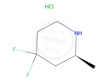 Chemical structure of (S)-4,4-difluoro-2-methylpiperidine hydrochloride