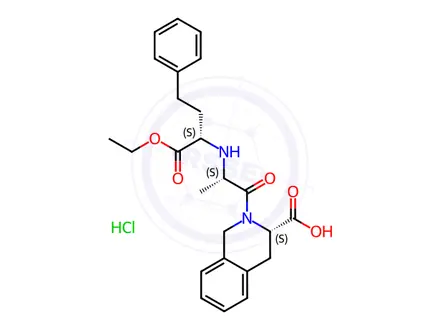 Chemical structure of Quinapril HCl