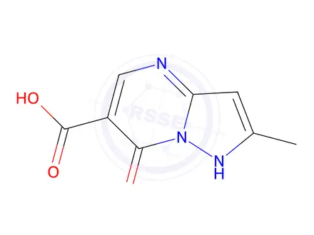 Chemical structure of 2-methyl-7-oxo-4,7-dihydropyrazolo[1,5-a]pyrimidine-6-carboxylic Acid