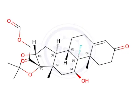 Chemical structure of Triamcinolone Acetonide Impurity 16