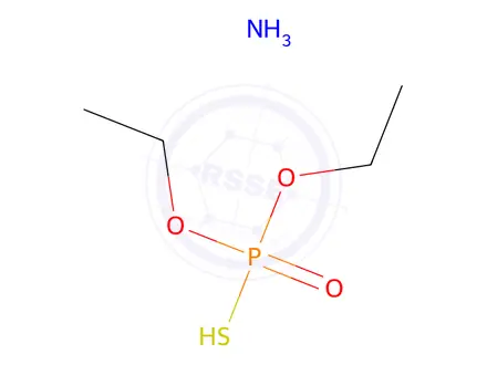 Chemical structure of O,O-Diethyl Thiophosphate Ammonium Salt