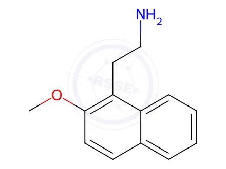 Chemical structure of 2-(2-methoxynaphthalen-1-yl)ethanamine