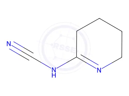 Chemical structure of N-(3,4,5,6-tetrahydropyridin-2-yl)cyanamide