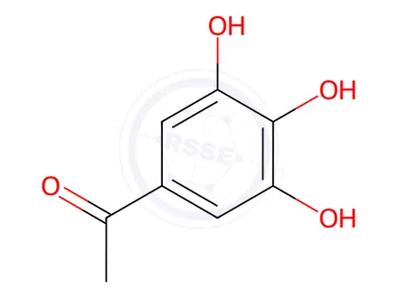 Chemical structure of 1-(3,4,5-trihydroxyphenyl)ethanone