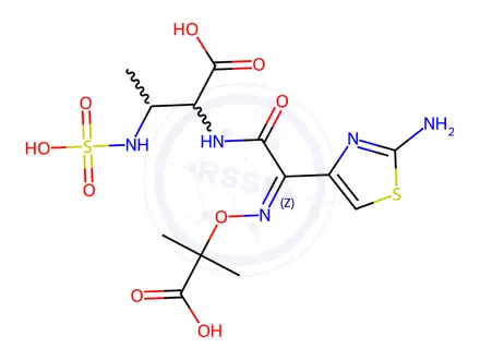 Chemical structure of Aztreonam Impurity 121