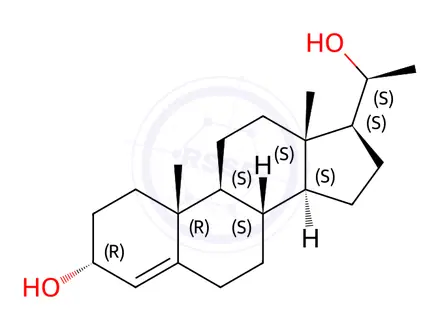 Chemical structure of Progesterone Impurity 60