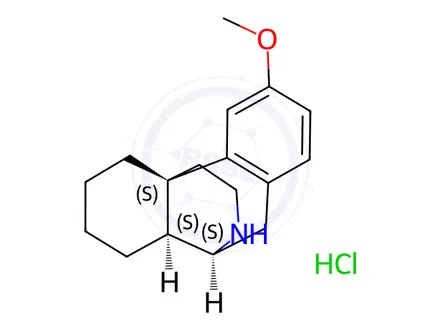 Chemical structure of Dextromethorphan EP Impurity A Hydrochloride