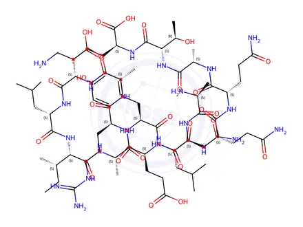 Chemical structure of Moth Cytochrome C (MCC) Fragment
