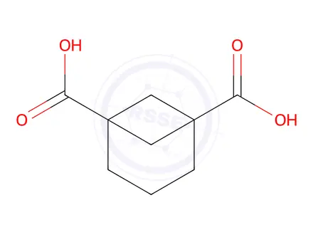 Chemical structure of bicyclo[3.1.1]heptane-1,5-dicarboxylic acid