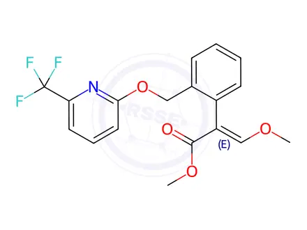 Chemical structure of Picoxystrobin in toluene
