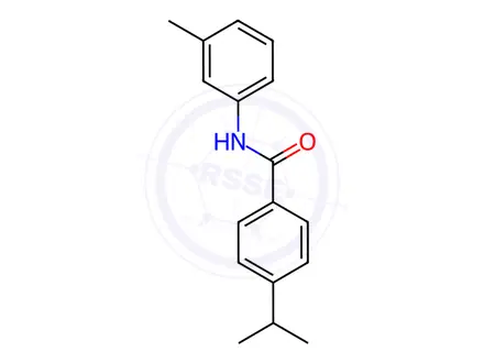Chemical structure of Benzamide, 4-(1-methylethyl)-N-(3-methylphenyl)-(9CI)