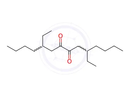 Chemical structure of 5,10-diethyltetradecane-7,8-dione