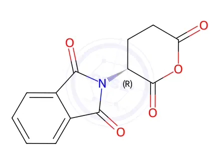 Chemical structure of (R)-2-(2,6-Dioxotetrahydro-2H-pyran-3-yl)isoindoline-1,3-dione
