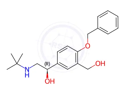 Chemical structure of Levalbuterol Impurity F