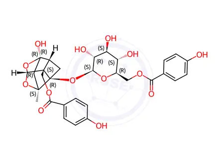 Chemical structure of Mudanpioside H