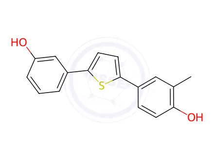Chemical structure of Canagliflozin Impurity 250