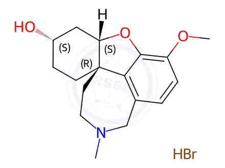 Chemical structure of Lycoramine hydrobromide