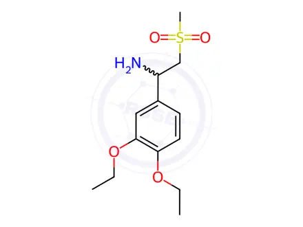 Chemical structure of 1-(3,4-Diethoxyphenyl)-2-(methylsulfonyl)ethanamine