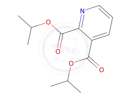 Chemical structure of diisopropyl pyridine-2,3-dicarboxylate