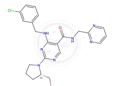 Chemical structure of Avanafil Impurity 63