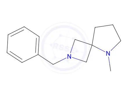 Chemical structure of 2-Benzyl-5-methyl-2,5-diazaspiro[3.4]Octane