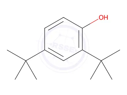 Chemical structure of 2,4-Di-tert-butylphenol