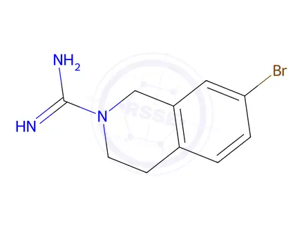 Chemical structure of Guanisoquine