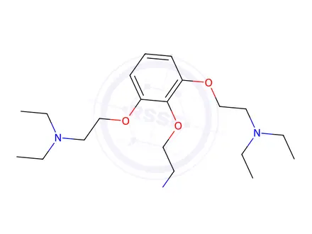 Chemical structure of 2,2',2''-[benzene-1,2,3-triyltri(oxy)]tris[N,N-diethylethylamine]