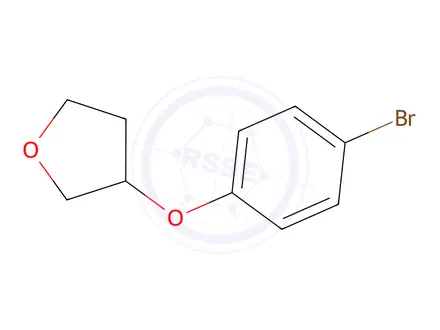 Chemical structure of 3-(4-bromophenoxy)tetrahydrofuran