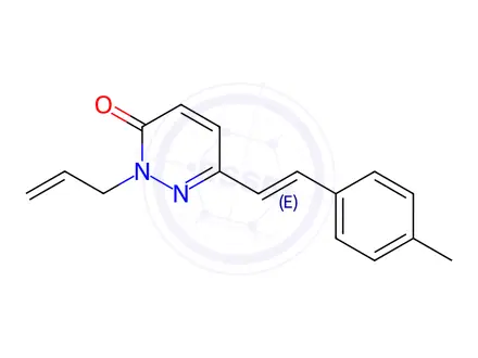 Chemical structure of 2-ALLYL-6-(4-METHYLSTYRYL)-3(2H)-PYRIDAZINONE