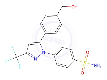 Chemical structure of Celecoxib Hydroxymethyl Analog
