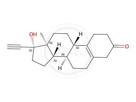 Chemical structure of Norethindrone Impurity 4 (Norethisterone EP Impurity D)
